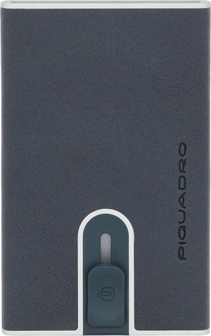 Чехол для кредитных карт Piquadro Black Square PP4825B3R/BLU4 темно-синий кожа натуральная