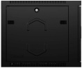 Cabeus SH-05F-9U60/45-BK Шкаф телекоммуникационный настенный 19" 9U 600x450x501mm (ШхГхВ) дверь стекло, цвет черный (RAL 9004)