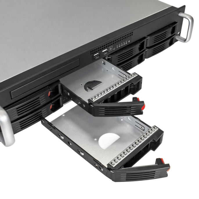 Серверная платформа ExeGate Pro 2U550-HS08 <RM 19", высота 2U, глубина 550, Redundant БП 2x550W, 8xHotSwap, 2xUSB> EX292412RUS