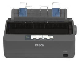 Принтер матричный Epson LX-350 черно-белая печать, A4, черный [c11cc24031/c11cc24032]