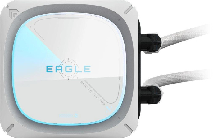 Система водяного охлаждения Gigabyte Eagle 360 ICE ARGB Soc-AM5/AM4/1200/1700/1851 белый 4-pin 13-37.6dB Al Ret GP-GIGABYTE EAGLE 360I