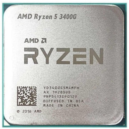 Процессор AMD Ryzen 5 3400G, AM4,  OEM [yd3400c5m4mfh]