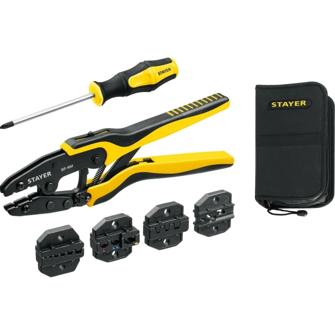 Пресс-клещи для кабельных наконечников STAYER SP-4M 45445