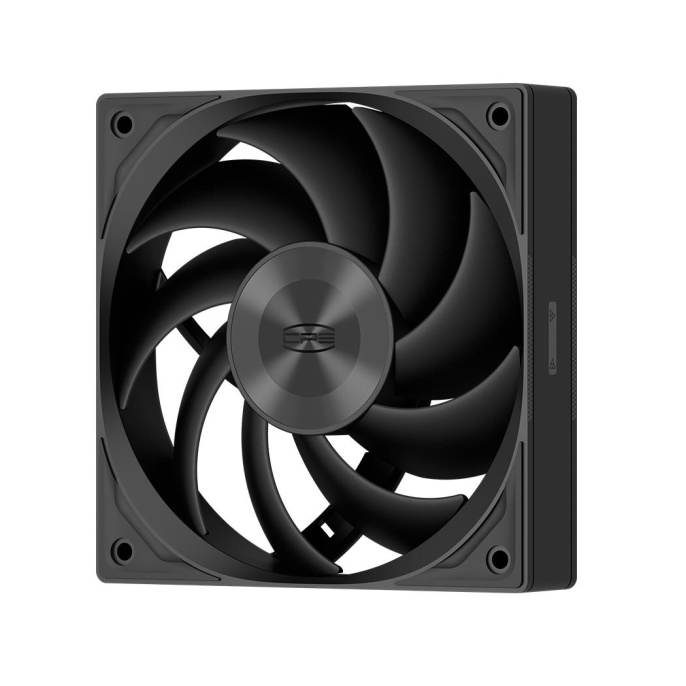Кулер для корпуса Case Cooler PCCooler F5R120 120x120x25mm, 4-pin PWM, 86.73CFM, 32dBA, 2200RPM, Black F5R120 BK
