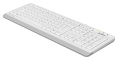 Клавиатура A4TECH Fstyler FKS10, USB, мембранная, белый/серый [fks10 white]
