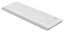 Клавиатура A4TECH Fstyler FKS10, USB, мембранная, белый/серый [fks10 white]