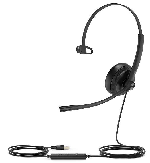 Головная гарнитура Yealink UH34 Mono UC Моно, Проводная, HD звук, USB