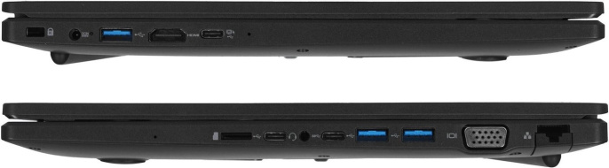 Ноутбук 15.6" IPS FHD RIKOR NINO 201.1 черный (AMD Ryzen 3 5400U/8Gb/256Gb SSD/VGA int/W11Pro/RJ45) (F86340A7)