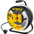 Силовой удлинитель на стальной катушке STAYER Pro 325 КГ 3x2.5 50м 55076-50_z01