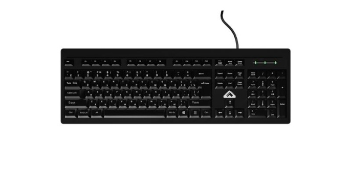 Клавиатура БЕШТАУ КЛ104РУ, USB, мембранная, черный