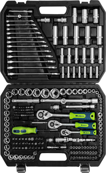 Набор инструментов Сибртех 14170 215 предметов жесткий кейс