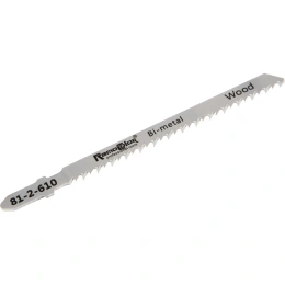 Полотно для электролобзика биметаллическое по дереву, пластику, 75 мм, шаг 2.5, 2 шт. РемоКолор 81-2-610