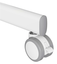 Стол для ноутбука Cactus VM-FDS109, с регулировкой высоты, МДФ, белый