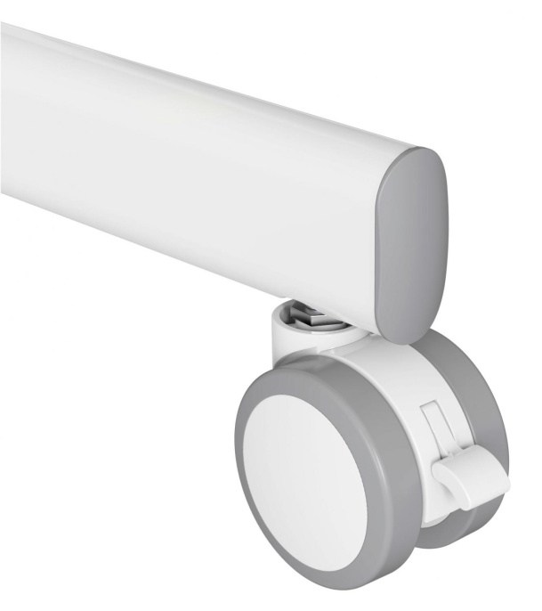 Стол для ноутбука Cactus VM-FDS109, с регулировкой высоты, МДФ, белый