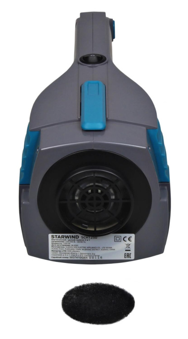 Ручной пылесос (handstick) StarWind SCH1250, 1000Вт, бирюзовый/серый