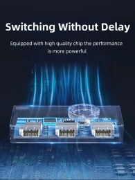 Переключатель CABLETIME CP33G (CT-HS4K-AG) 2-в-1, HDMI 2.0, 4K@60 Гц, космический серый