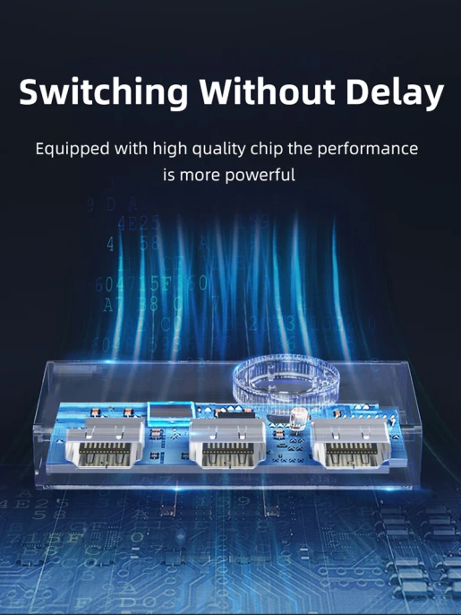 Переключатель CABLETIME CP33G (CT-HS4K-AG) 2-в-1, HDMI 2.0, 4K@60 Гц, космический серый