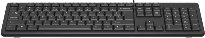 Клавиатура A4TECH KR-3, проводная, USB, мембранная, черный