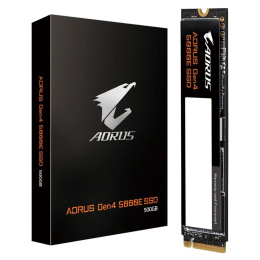 Накопитель SSD Gigabyte PCIe 4.0 x4 500GB AG450E500G-G Aorus Gen4 5000E M.2 2280