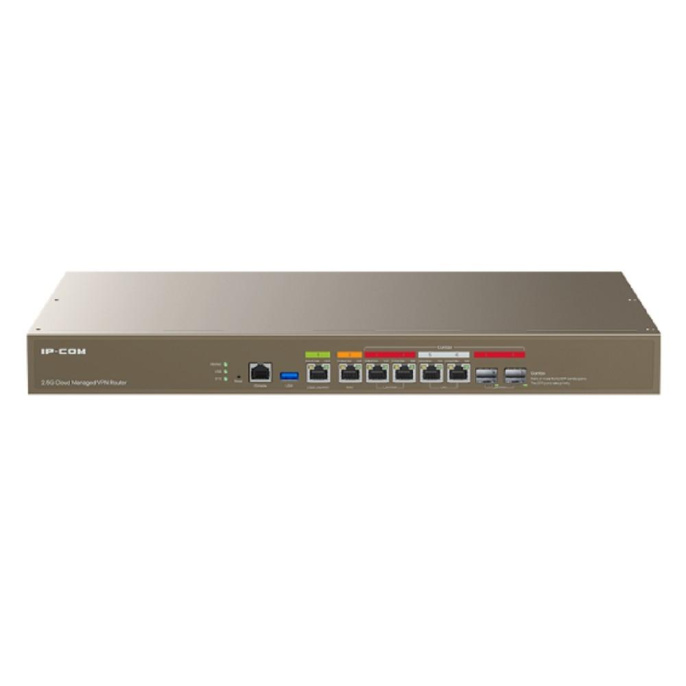 IP-COM M50-F 8-ми портовый высокоуровневый маршрутизатор 2,5Гбит c 2-мя SFP портами