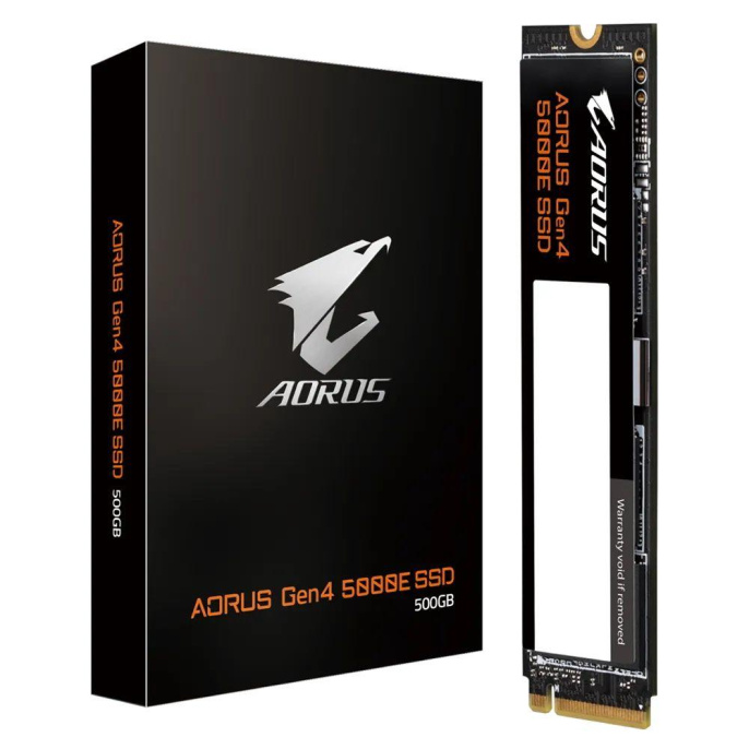 Накопитель SSD Gigabyte PCIe 4.0 x4 500GB AG450E500G-G Aorus Gen4 5000E M.2 2280