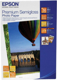 Бумага/ Epson Premium Semigloss Photo Paper 10x15 50 sheets (C13S041765)