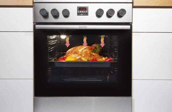 Плита Газовая Gorenje GG5A12WH белый без крышки реш.сталь