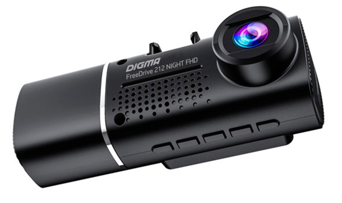 Видеорегистратор DIGMA FreeDrive 212 NIGHT FHD, черный