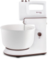 Миксер Vitek VT-1416 W, с чашей, белый и коричневый