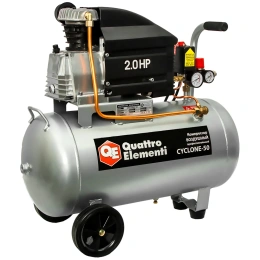 Поршневой масляный компрессор QUATTRO ELEMENTI CYCLONE-50 248-634