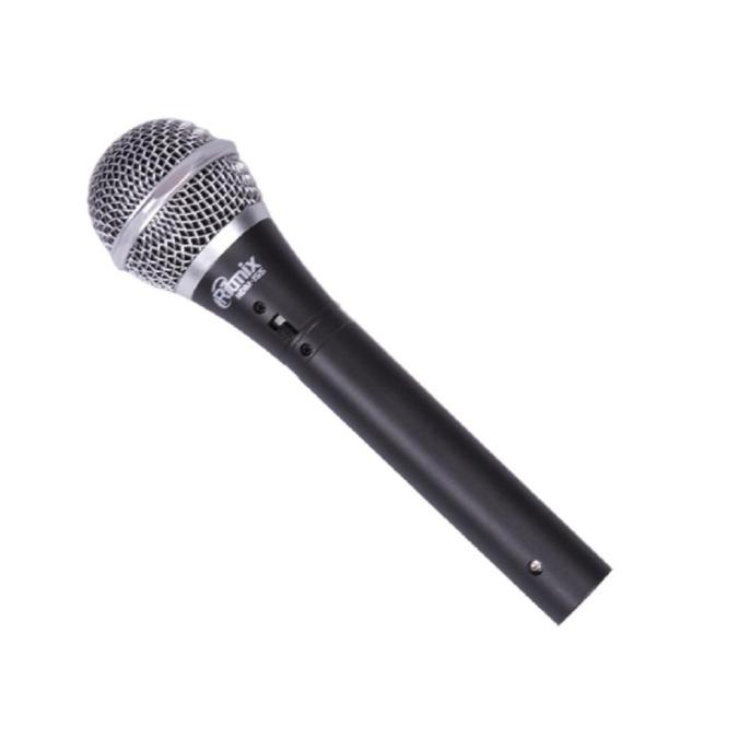 RITMIX RDM-155 Black {50 Гц - 10 кГц, 600 Ом, чувств. микр. -50 дБ, выход 6.3 мм, размер 50 x 50 x 180 мм, длина кабеля 5 м, пластик, черный}
