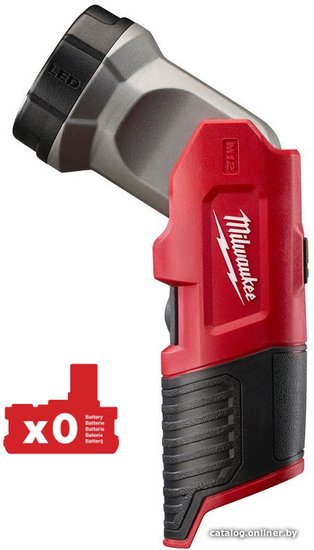 Фонарь Milwaukee С12 TLED-0 (4932430360) (универсальный, питание: аккумулятор, 12 В, источник света: светодиод, 1 режим, 120 Лм)