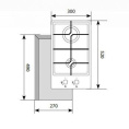 Газовая варочная панель LEX GVG 321 BL, 2 конфорки, закаленное стекло, черный