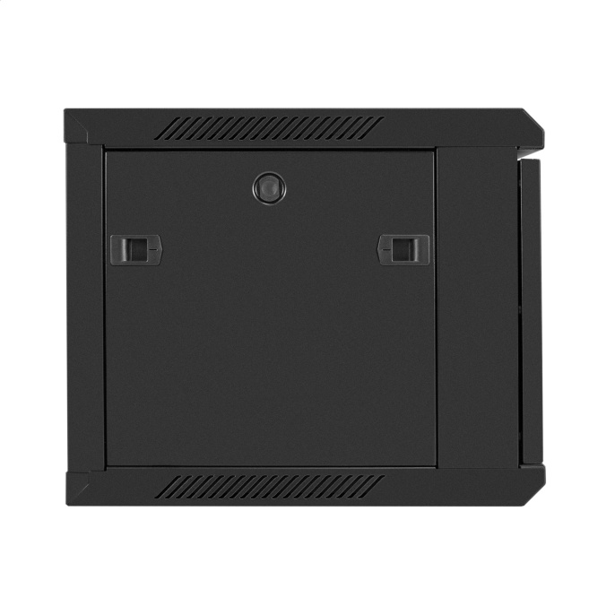 Шкаф телекоммуникационный 19" настенный 6U ExeGate EC-WM-6U.450.M.BLACK (19”, 6U, 600x450x370mm (ШхГхВ), передняя дверь металл, съемные боковые панели, пыле- и влагозащита IP23, черный RAL 9004) EX298617RUS