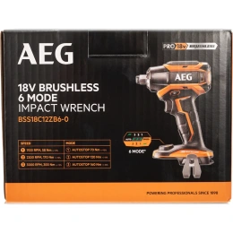 Бесщеточный аккумуляторный ударный гайковерт AEG BSS18C12ZB6-0 4935472012