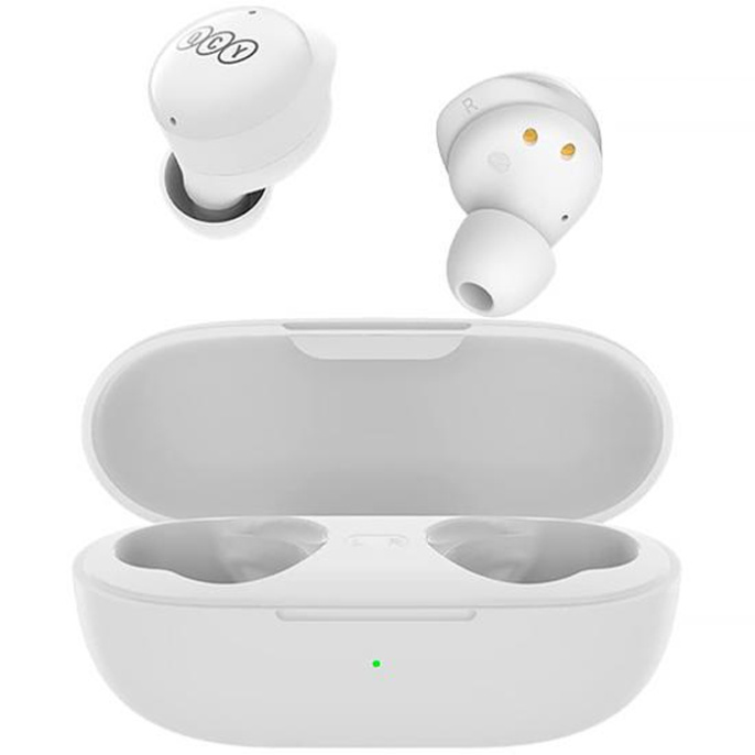 Беспроводные наушники QCY Arc Buds Lite Black BH23QT27A Чипсет: Jieli JL6973. Bluetooth 5.3. Поддержка профиля: HFP/A2DP/AVRCP. Динамик: 6 мм динамический драйвер. Время музыки: 8 ч. Время вызова: 3.5 ч. Микрофон с шумоподавлением для звонков HD и EN