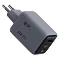Aukey сетевое зарядное устройство Comet Mix 67W 2C+A Gray AWC-PA-PA-C3G