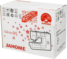 Швейная машина Janome Sakura 95 белый/цветы