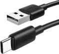 Кабель Usams SJ708 Type-C 3A Fast Charging Data Cable - YD Series 1m Черный (SJ708USB01)