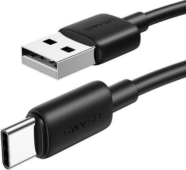 Кабель Usams SJ708 Type-C 3A Fast Charging Data Cable - YD Series 1m Черный (SJ708USB01)