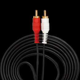 Bion Кабель аудио, 2RCA - 2RCA, 1.8 м [BXP-CCA-2R2R-018M]