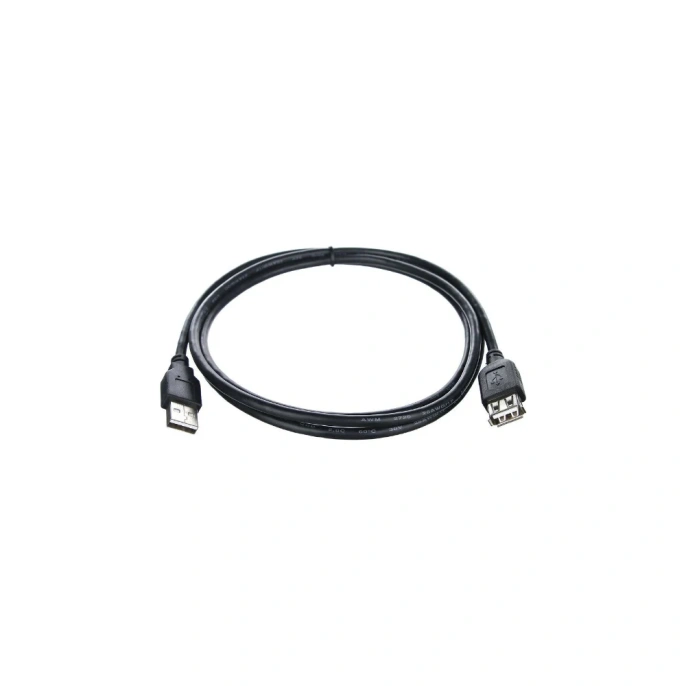 Удлинительный кабель Telecom USB2.0 Am--Af 1,5 м, черный TUS6990-1.5M