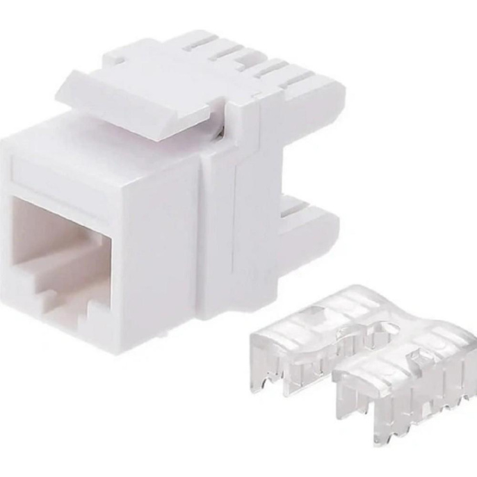 5bites Модуль KJU55-02W KEYSTONE JACK / UTP / 5E / 110 IDC / 180°