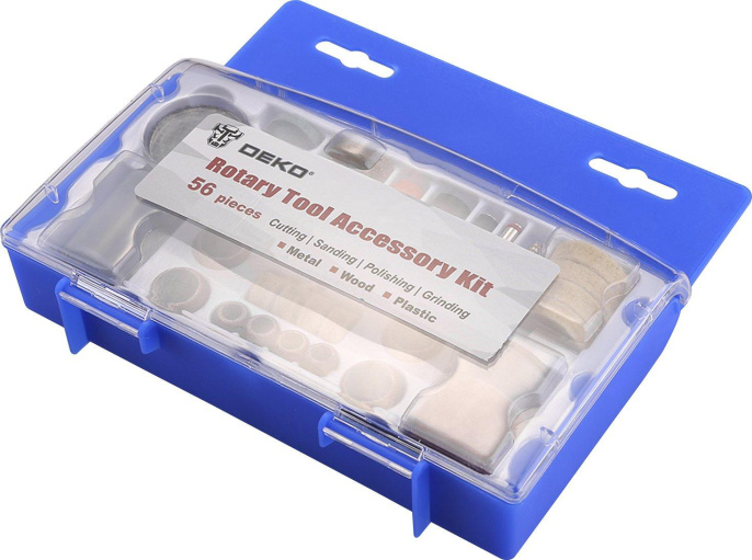 Набор насадок для граверов DEKO DH56,  56 шт. [065-0784]