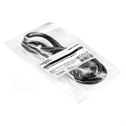 Кабель питания ExeGate Special EC-1S-C13 У - C14/3x0.5 IEC 320 C13 угловой- IEC 320 C14, 3*0.5mm2, CCA, черный, 1м EX297756RUS