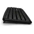 Комплект ExeGate Professional Standard Combo MK120 клавиатура влагозащищенная 104кл. + мышь оптическая 1000dpi, 3 кнопки и колесо прокрутки, длина кабелей 1,5м; USB, черный, Color Box EX286204RUS