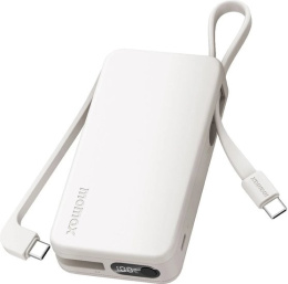 Внешний аккумулятор Momax IP138 1-Power Vital+ 10000mAh Белый IP138W вход USB-C: PD 30 Вт, выходной кабель USB-C1: 30 Вт, выходной кабель USB-C2: 15 Вт, совместимость