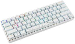 Клавиатура GMNG GG-KB505XW, беспроводная, USB, Bluetooth/Радиоканал,  механическая, белый [1910522]