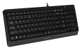Комплект (клавиатура+мышь) A4TECH Fstyler F1512, USB, проводной, черный [f1512 black]