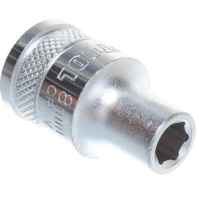 Головка торцовая хромосатинированная INDUSTRIE QUALITAT (1/2", 8 мм; Cr-V) Kraftool 27805-08_z01